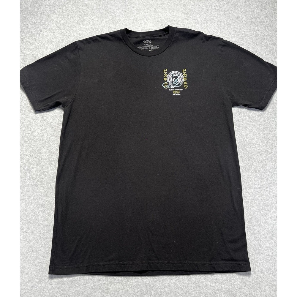 Pokémon Electric-Type black t shirt Adult XL